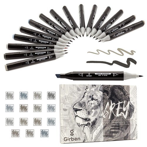 Girben set grey - set,