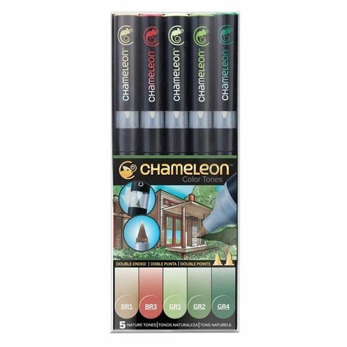 Set chameleon pen nature - set, tones