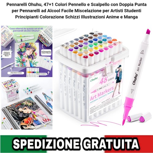 Colori pennarelli alcool - pennarelli,