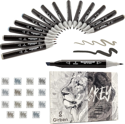 Girben set grey pennarelli - girben, ad