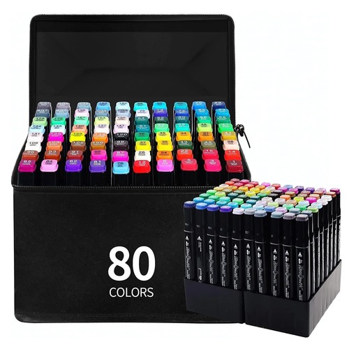 Set pennarelli alcool 48 - pennarelli,